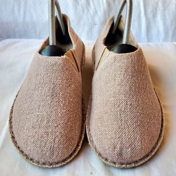 Vibae Viba Zuma Linen Wild Rose Womens Comfort Casual Slip On Shoes Size 38/US 8 - Picture 2 of 11
